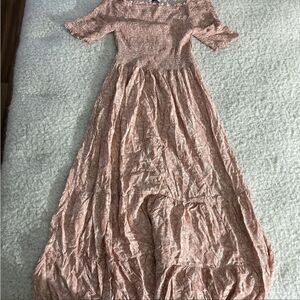 Dress forum off the shoulder maxi dress M